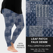 Load image into Gallery viewer, Faux Denim Leggings *Preorder* (closes 10/21, CD#256)
