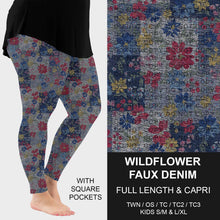 Load image into Gallery viewer, Faux Denim Leggings *Preorder* (closes 10/21, CD#256)
