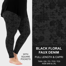Load image into Gallery viewer, Faux Denim Leggings *Preorder* (closes 10/21, CD#256)
