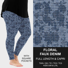 Load image into Gallery viewer, Faux Denim Leggings *Preorder* (closes 10/21, CD#256)
