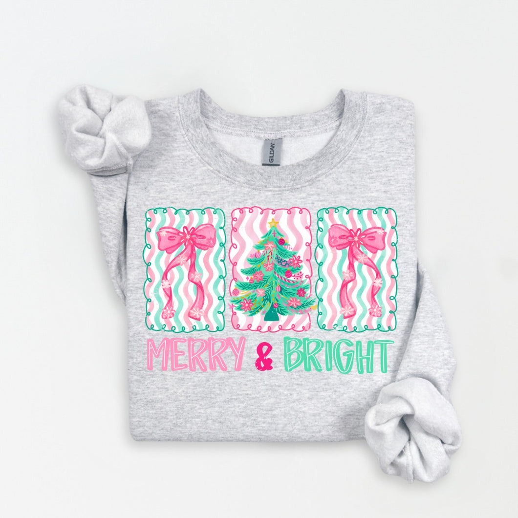 Merry & Bright Sweatshirt (T&CW)