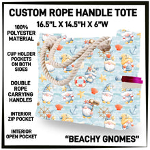 Load image into Gallery viewer, Beachy Gnomes Rope Handle Tote (In Stock)
