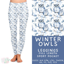 Load image into Gallery viewer, Winter Owls Collection *Preorder* (closes 10/23, LC#435)
