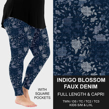 Load image into Gallery viewer, Faux Denim Leggings *Preorder* (closes 10/21, CD#256)
