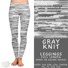 Load image into Gallery viewer, Gray Knit Collection *Preorder* (closes 12/9, LC#461)
