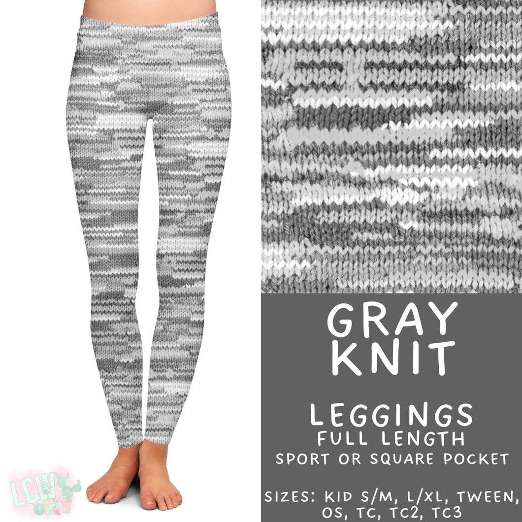 Gray Knit Collection *Preorder* (closes 12/9, LC#461)