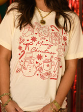 Load image into Gallery viewer, Merry Christmas Icons Tee *Preorder* (P&amp;PD)
