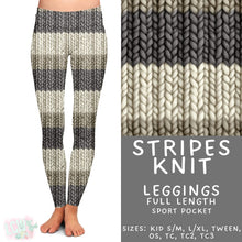 Load image into Gallery viewer, Stripes Knit Collection *Preorder* (closes 12/9, LC#461)
