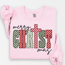 Load image into Gallery viewer, Merry CHRISTmas Sweatshirt (T&amp;CW)
