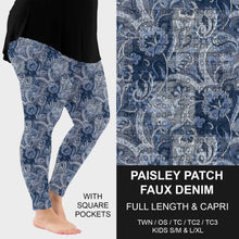 Load image into Gallery viewer, Faux Denim Leggings *Preorder* (closes 10/21, CD#256)
