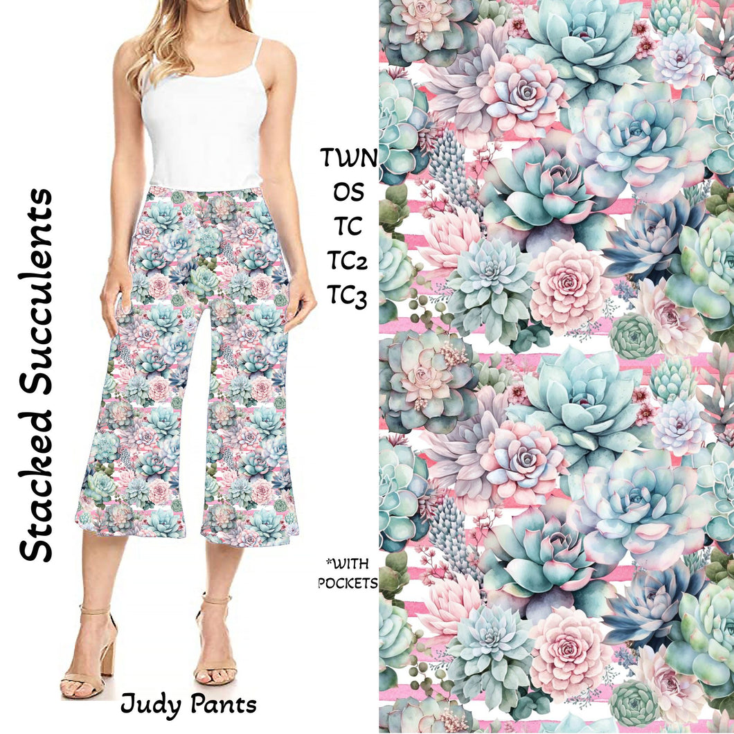 Stacked Succulents Judy Pants (In Stock)