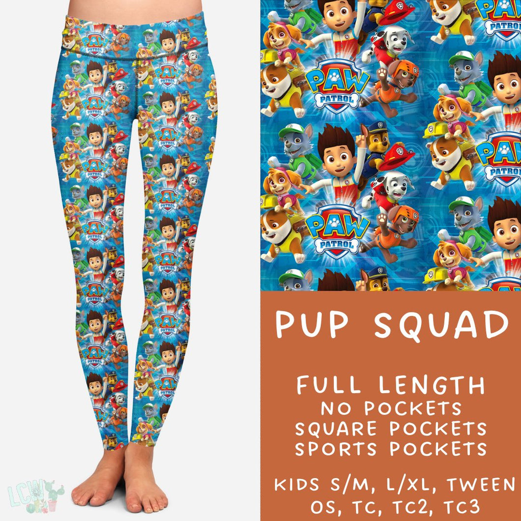 Pup Squad ~ Kid's S/M Leggings